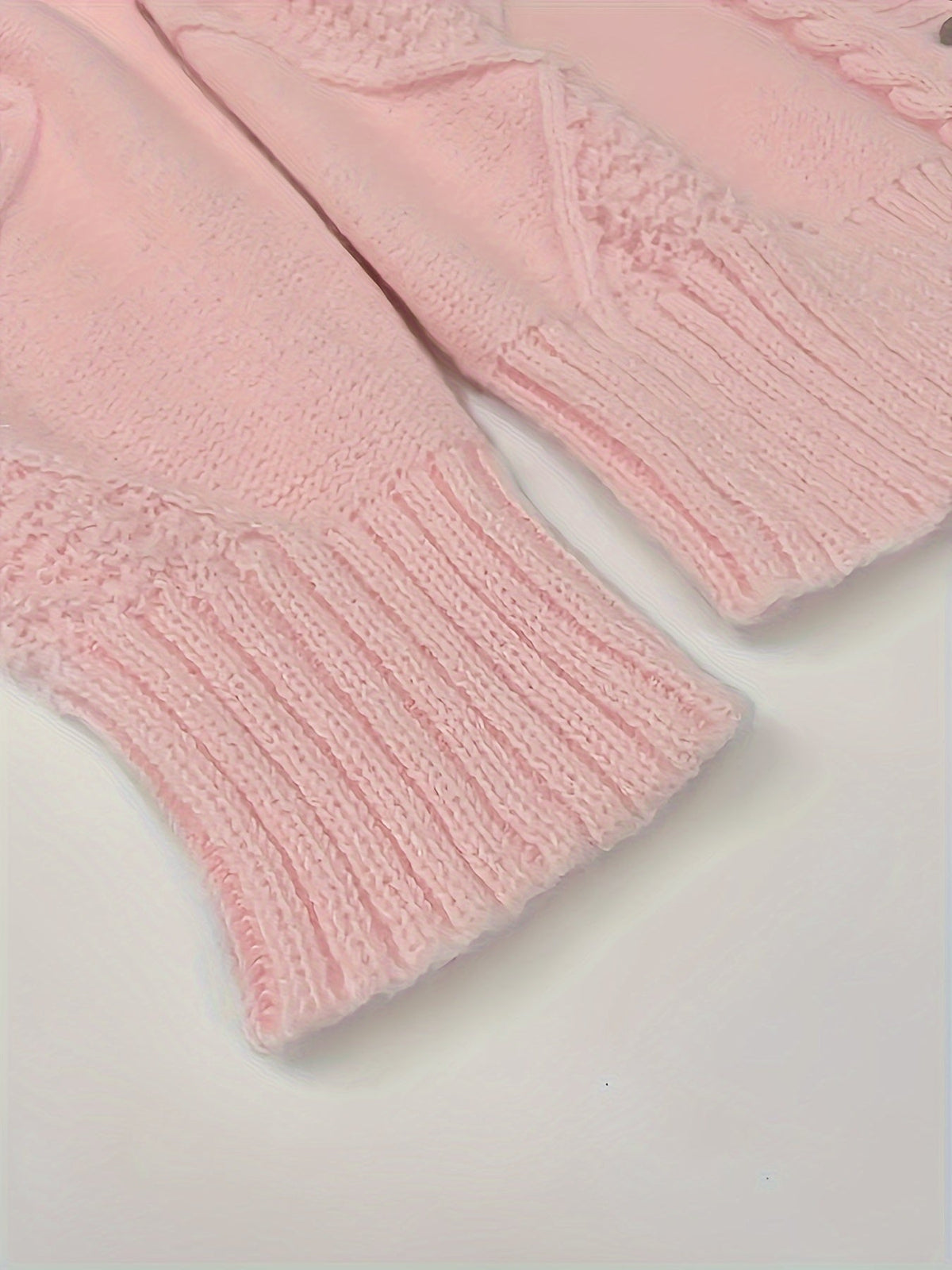 Lucinda | Women's Cable Knit Cardigan - Button Front Roomy Fit