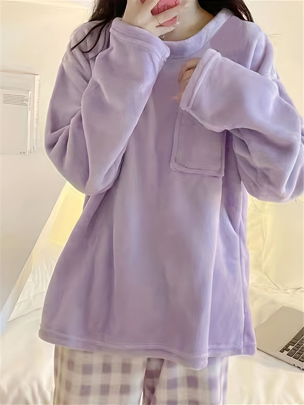 Marcella | Women's Cosy Lounge Two-Piece Set with Chest Pocket