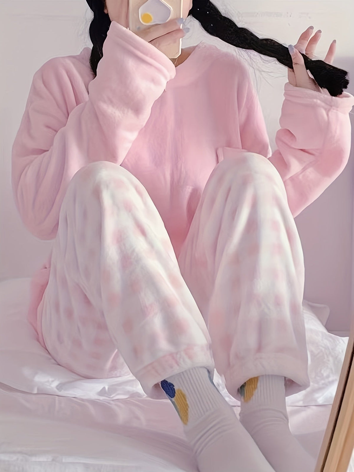Marcella | Women's Cosy Lounge Two-Piece Set with Chest Pocket