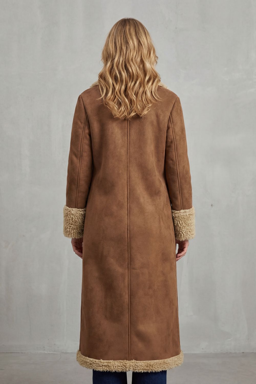 Delphine | Women's Shearling Winter Coat - Long Cosy Warm Lining