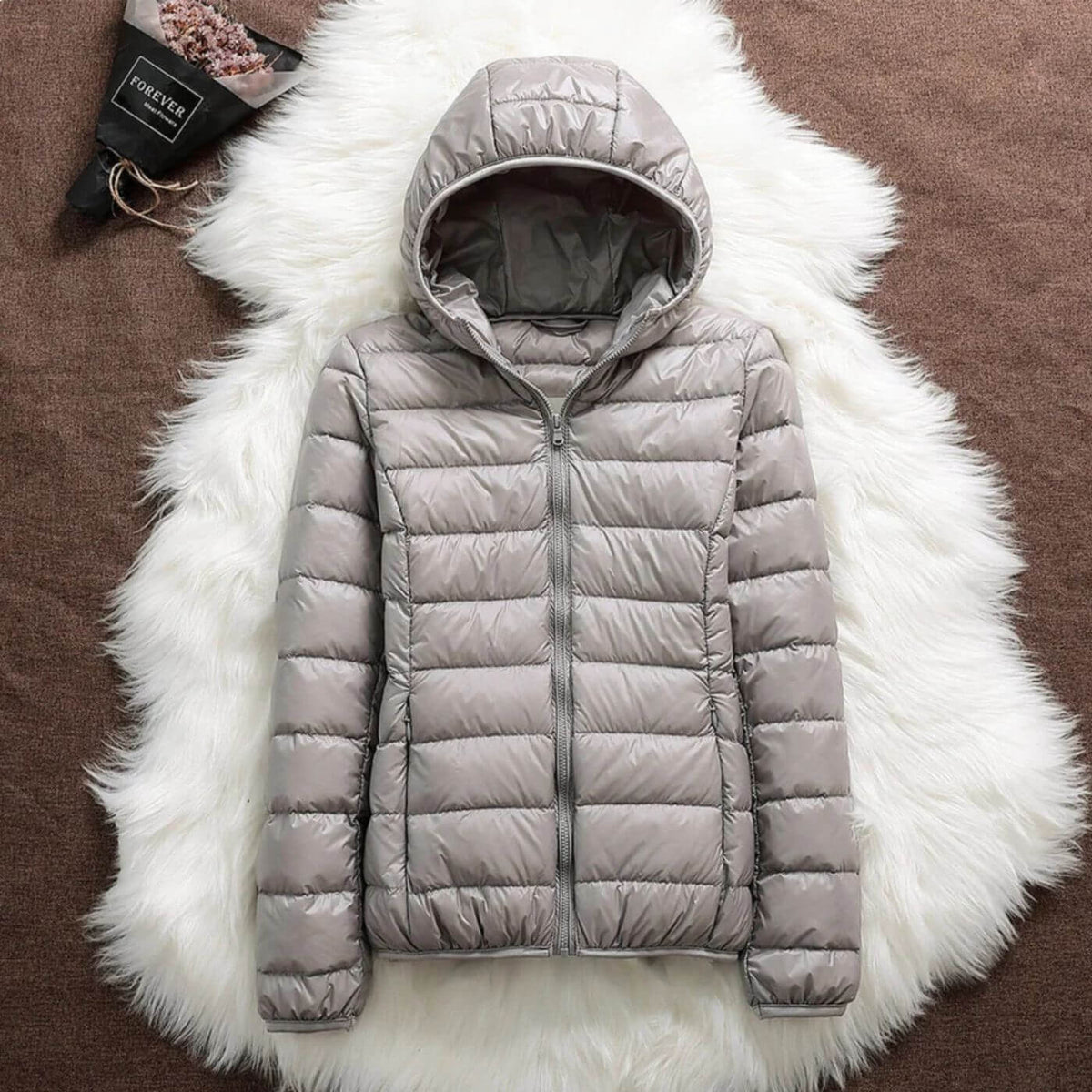 Josephine | Women's Puffer Jacket - Quilted Insulated Hooded