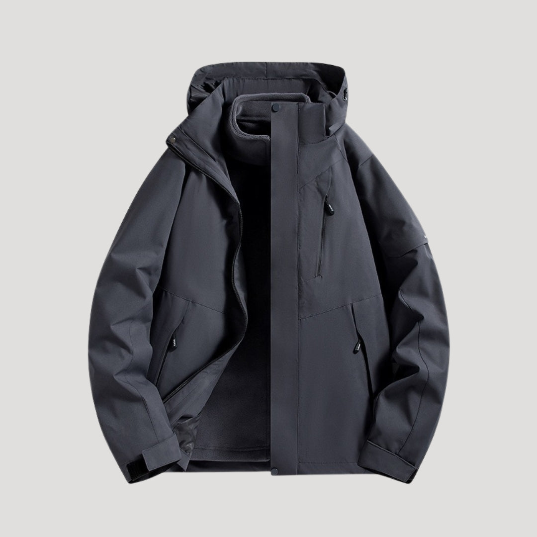 Lillian | Effortless Waterproof Rain Jacket with Softshell Shell