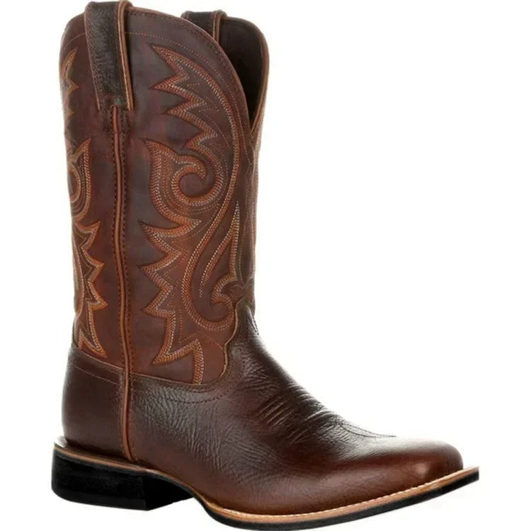 Marguerite | Women's Western Cowboy Boots - Embroidered Heeled
