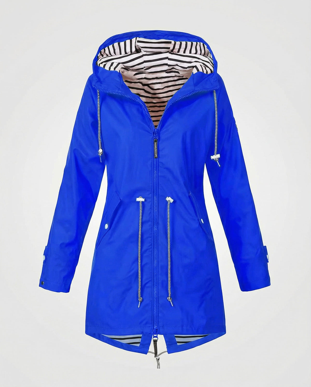 Tilda | Women's Parka Rain Jacket - Hooded Drawcord Waist Waterproof