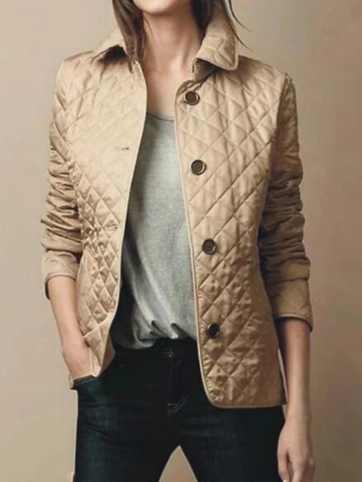 Valentina | Women's Quilted Jacket - Lightweight Insulated Snap