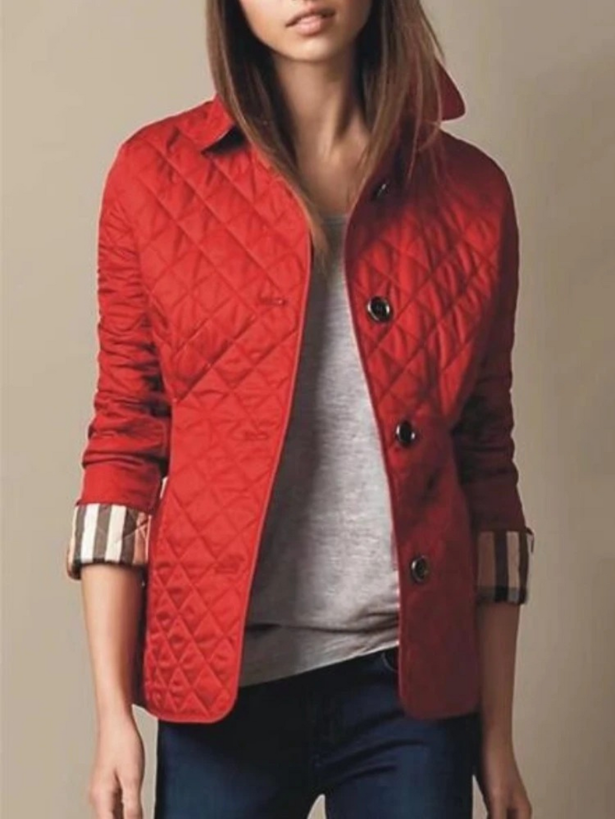 Valentina | Women's Quilted Jacket - Lightweight Insulated Snap