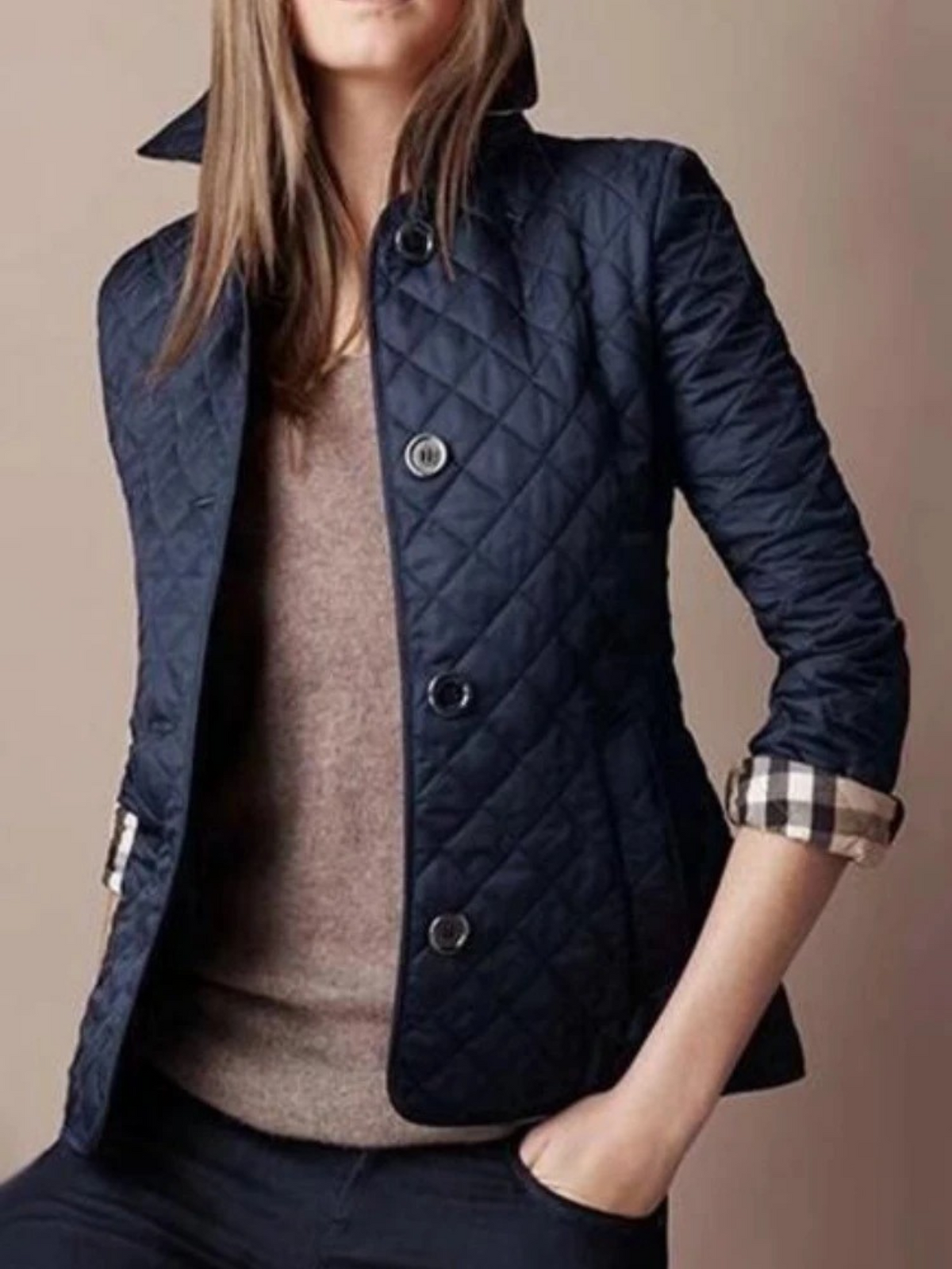 Valentina | Women's Quilted Jacket - Lightweight Insulated Snap