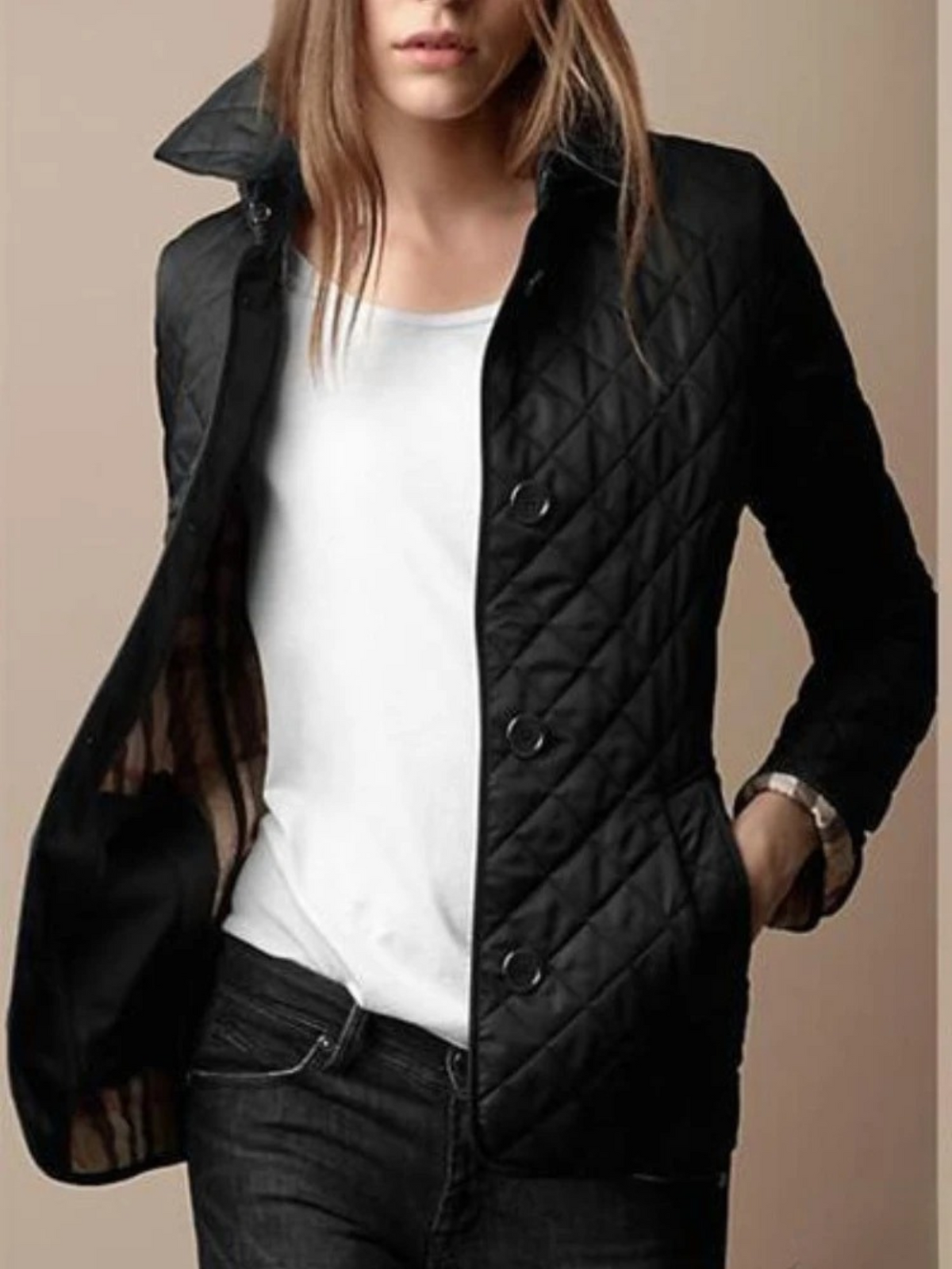 Valentina | Women's Quilted Jacket - Lightweight Insulated Snap