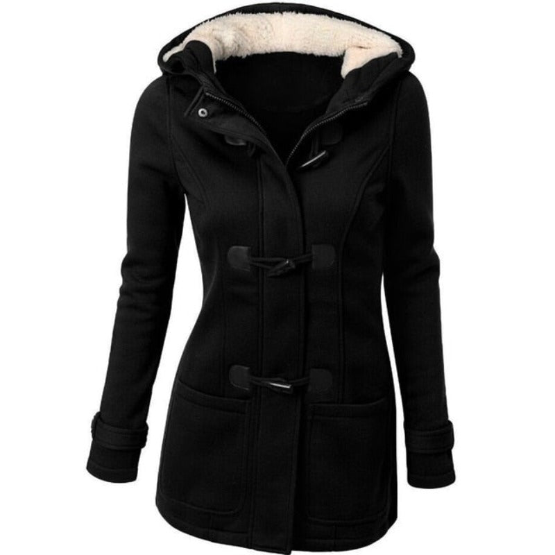 Wilhelmina | Chic Long Waterproof Parka Coat with Detachable Hood