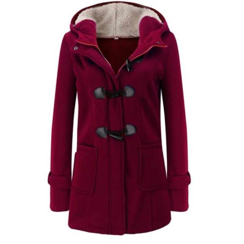Wilhelmina | Chic Long Waterproof Parka Coat with Detachable Hood