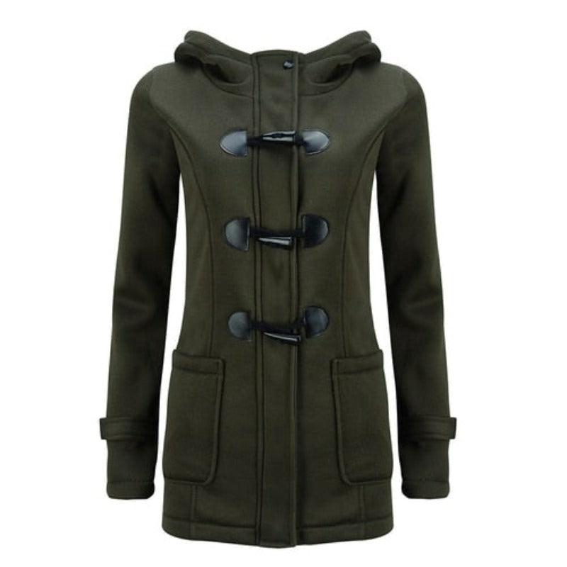 Wilhelmina | Chic Long Waterproof Parka Coat with Detachable Hood
