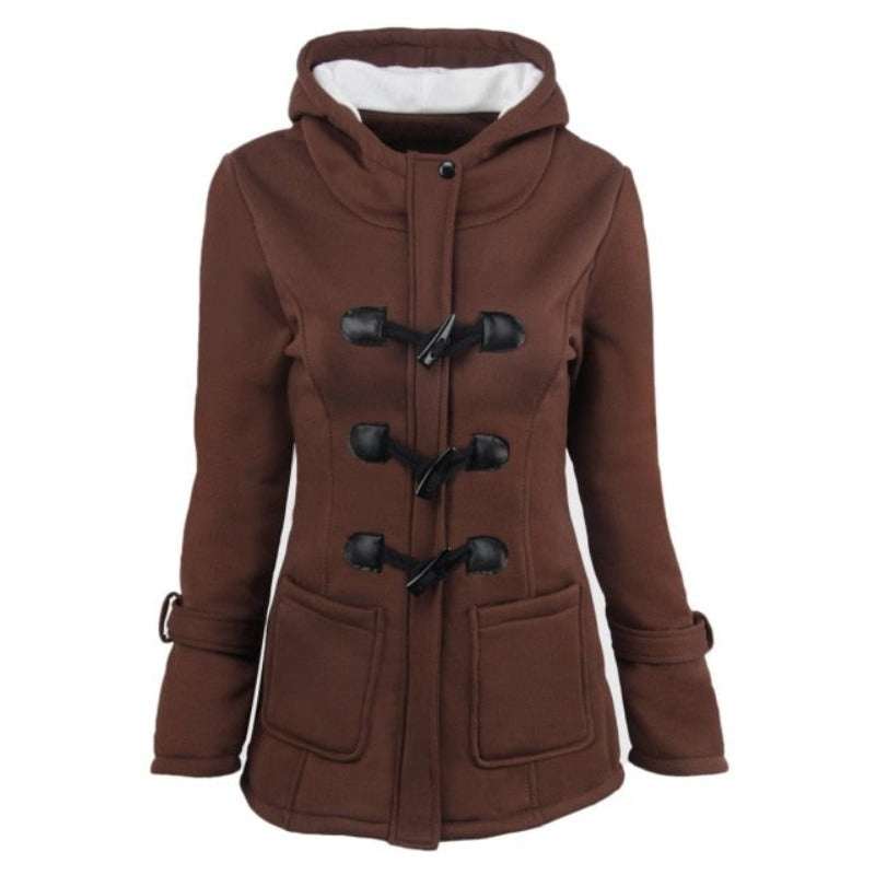 Wilhelmina | Chic Long Waterproof Parka Coat with Detachable Hood