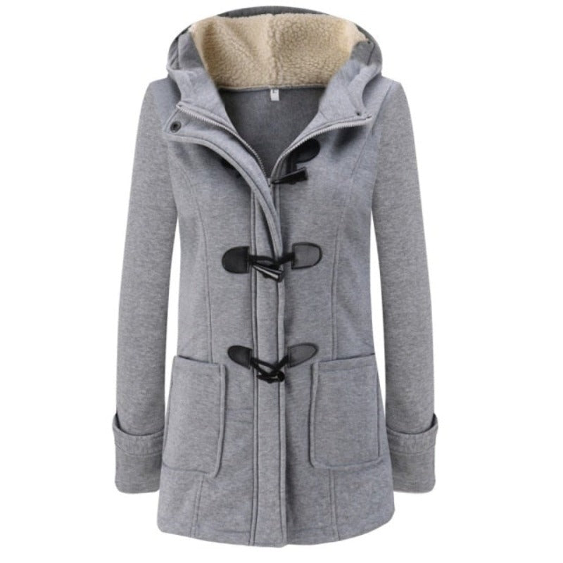 Wilhelmina | Chic Long Waterproof Parka Coat with Detachable Hood
