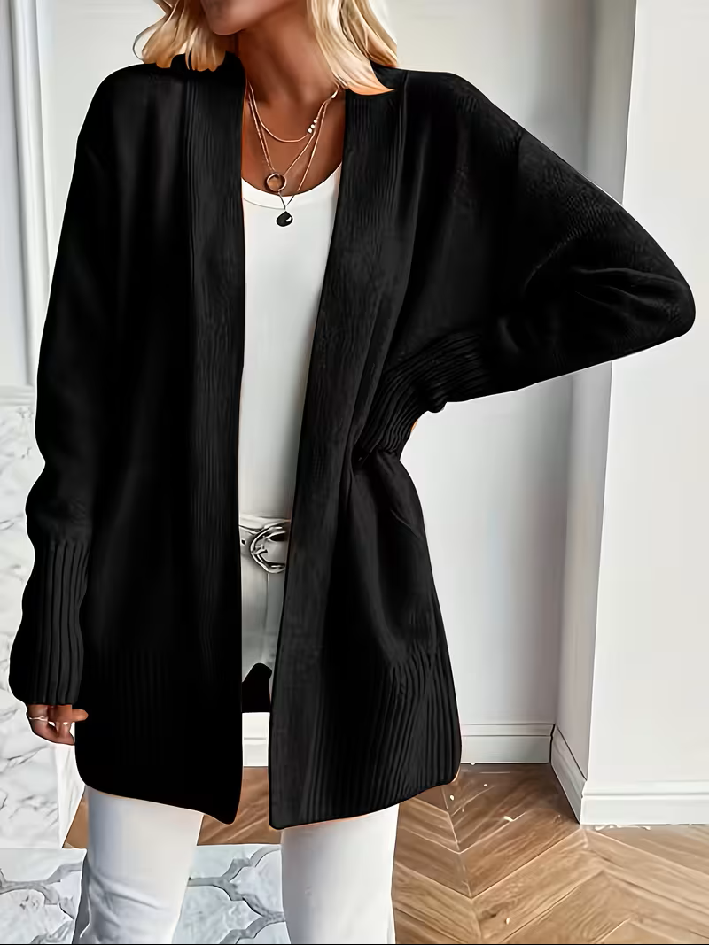 Deanna | Women's Open-Front Cardigan - Lightweight Longer Line