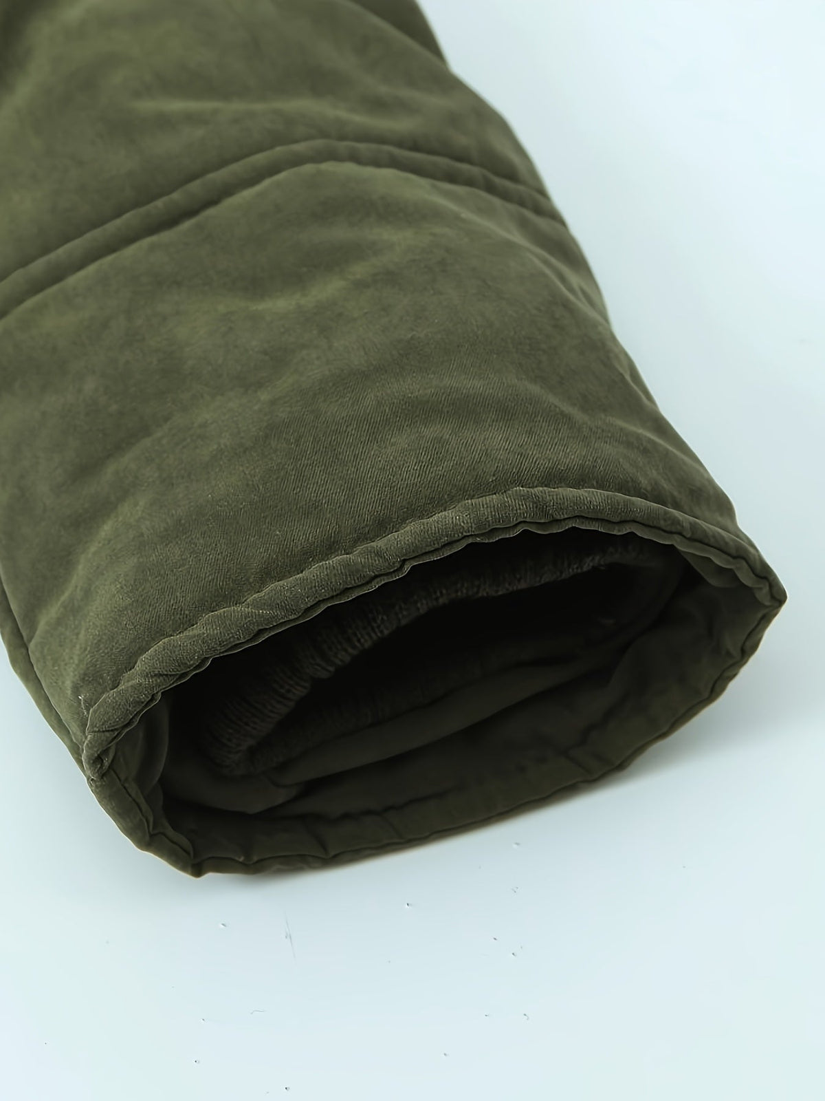 Carolyn | Women's Mid-Length Parka - Fold-Over Collar Drawstring Waist