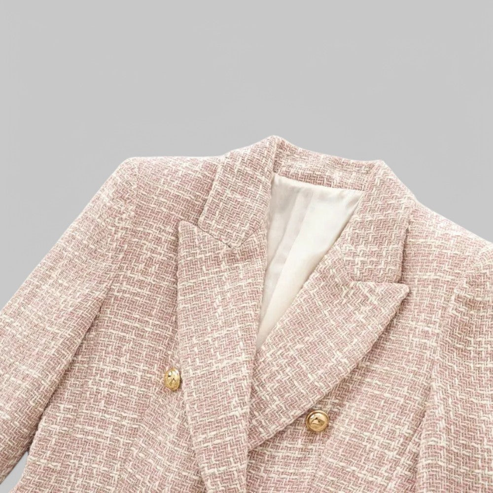 Anneliese Women's Tweed Double-Breasted Blazer