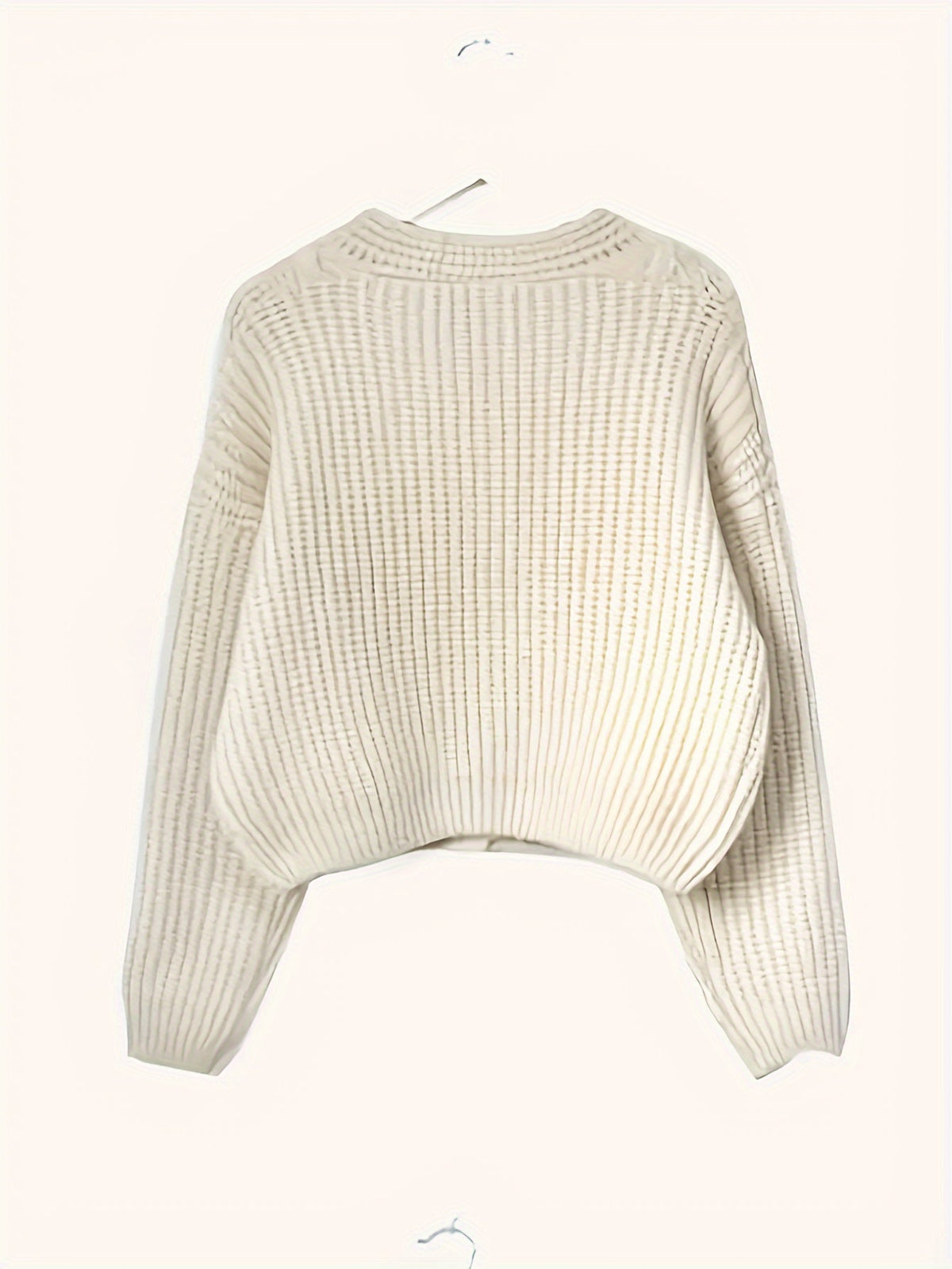 Estella | Women's Chunky Knit Cardigan - Cable Texture Button Front