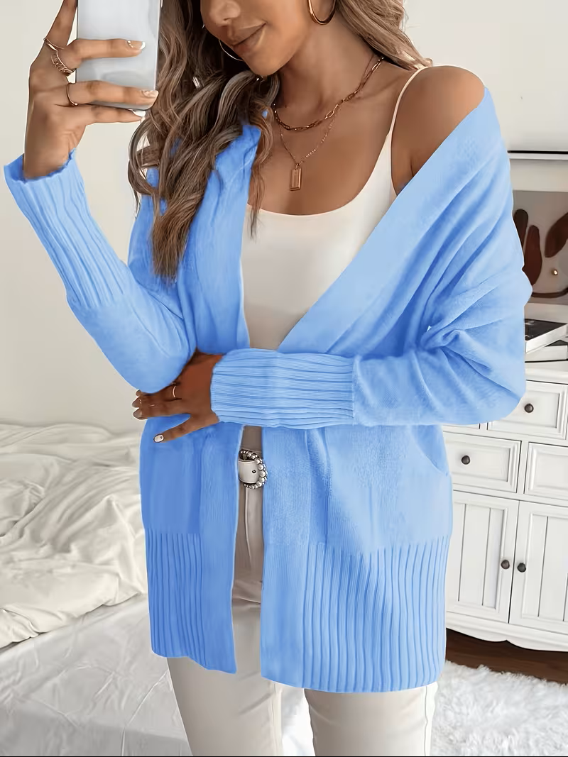 Deanna | Women's Open-Front Cardigan - Lightweight Longer Line