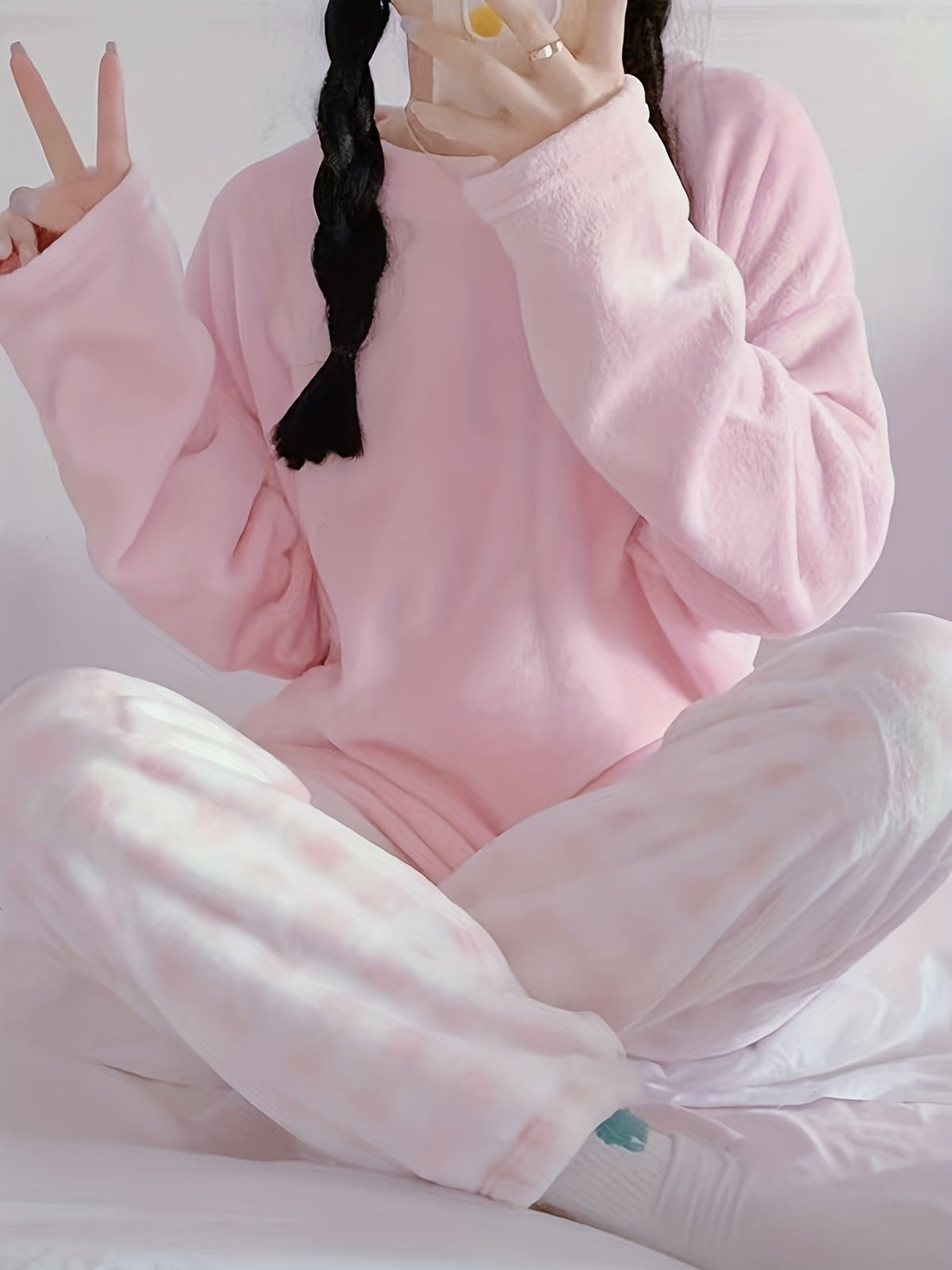 Marcella | Women's Cosy Lounge Two-Piece Set with Chest Pocket