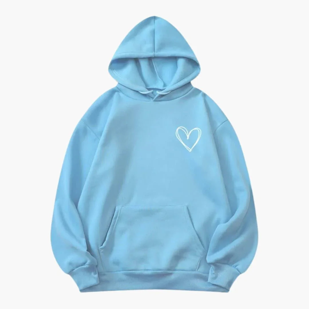 Etta Women's Oversized Hoodie - Light Blue