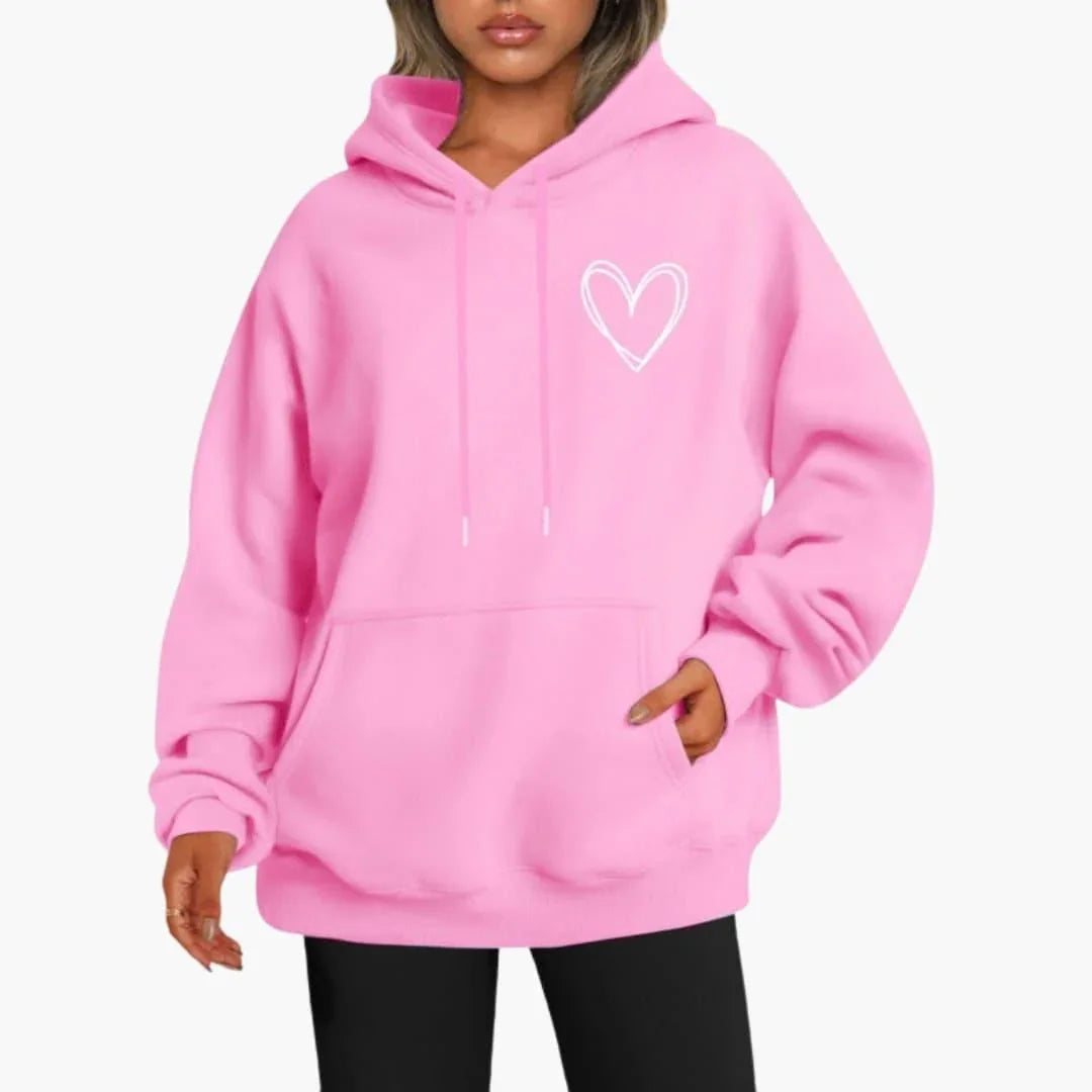 Etta Women's Oversized Hoodie - Pink