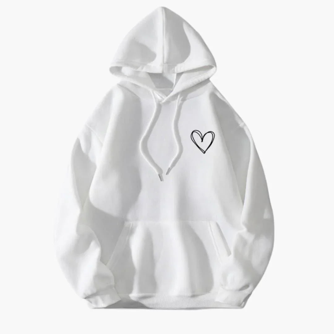 Etta Women's Oversized Hoodie - White