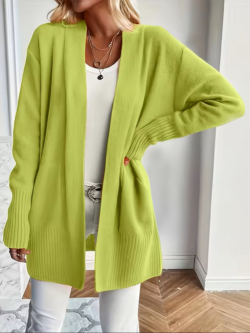 Deanna | Women's Open-Front Cardigan - Lightweight Longer Line