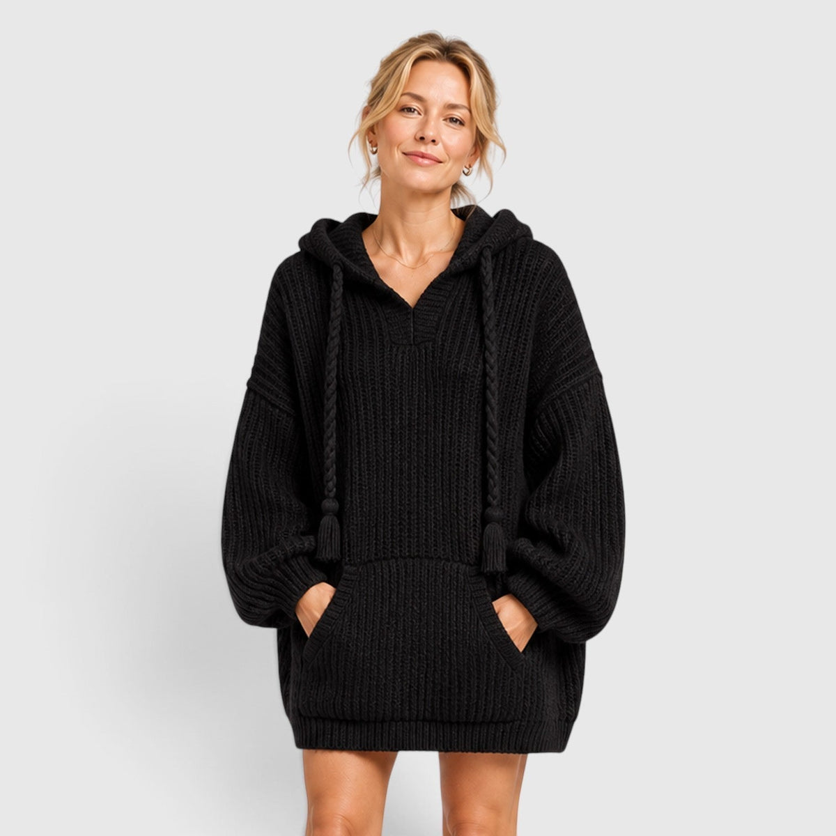 Imogen Women's Oversized Hoodie - Black