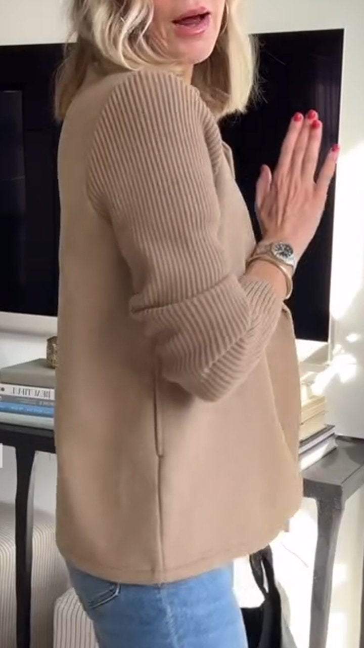 Johanna Women's Knit Double-Breasted Blazer