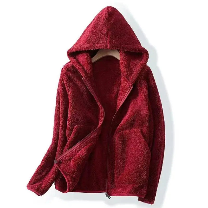 Juniper Women's Sherpa Hoodie - Cabernet