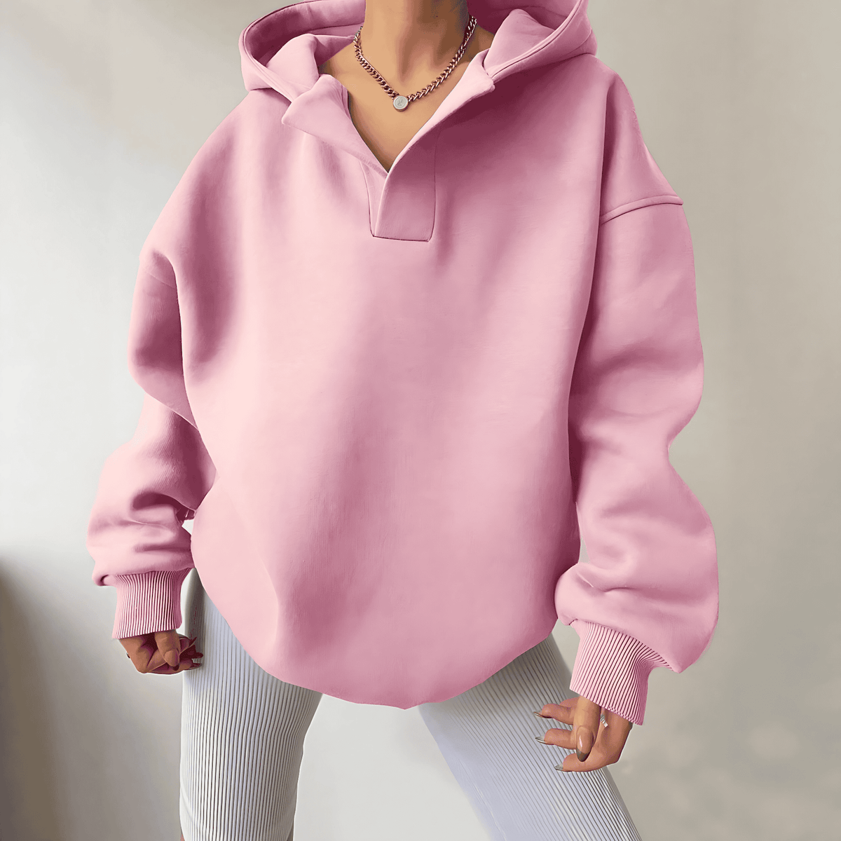 Leonie Women's Oversized Hoodie - Pink