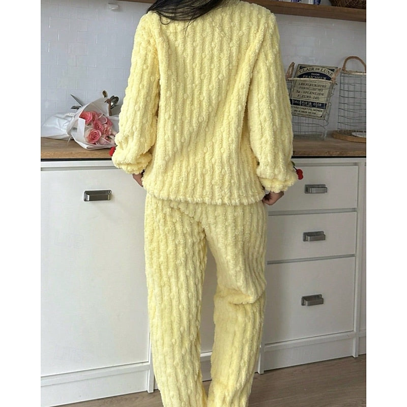 Maribel | Women's Cosy Loungewear Set with V-Neck Top