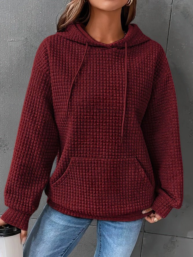 Mirren Women's Oversized Hoodie - Burgundy