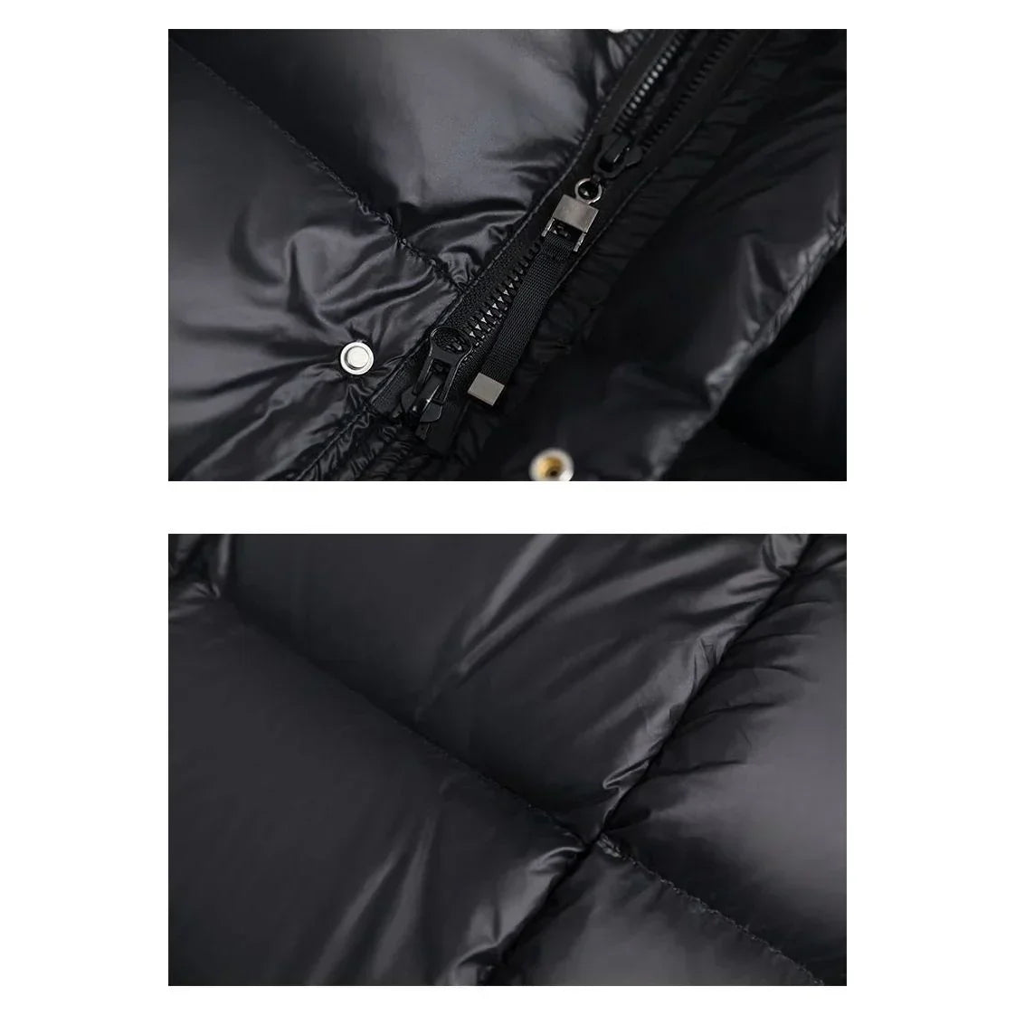 Megan | Women's Long Puffer Winter Jacket with Hood and Pockets