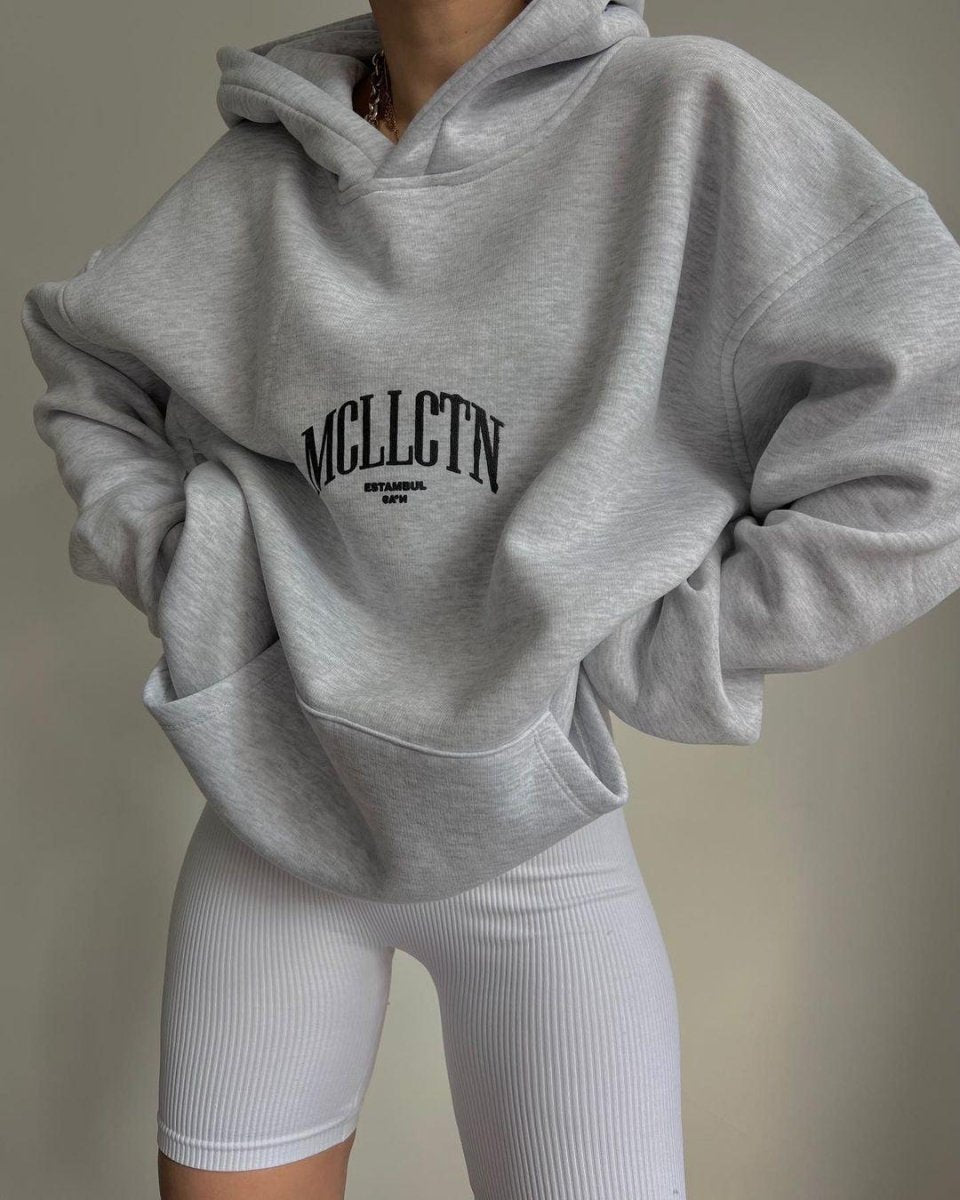 Saskia Women's Graphic Hoodie - Gray
