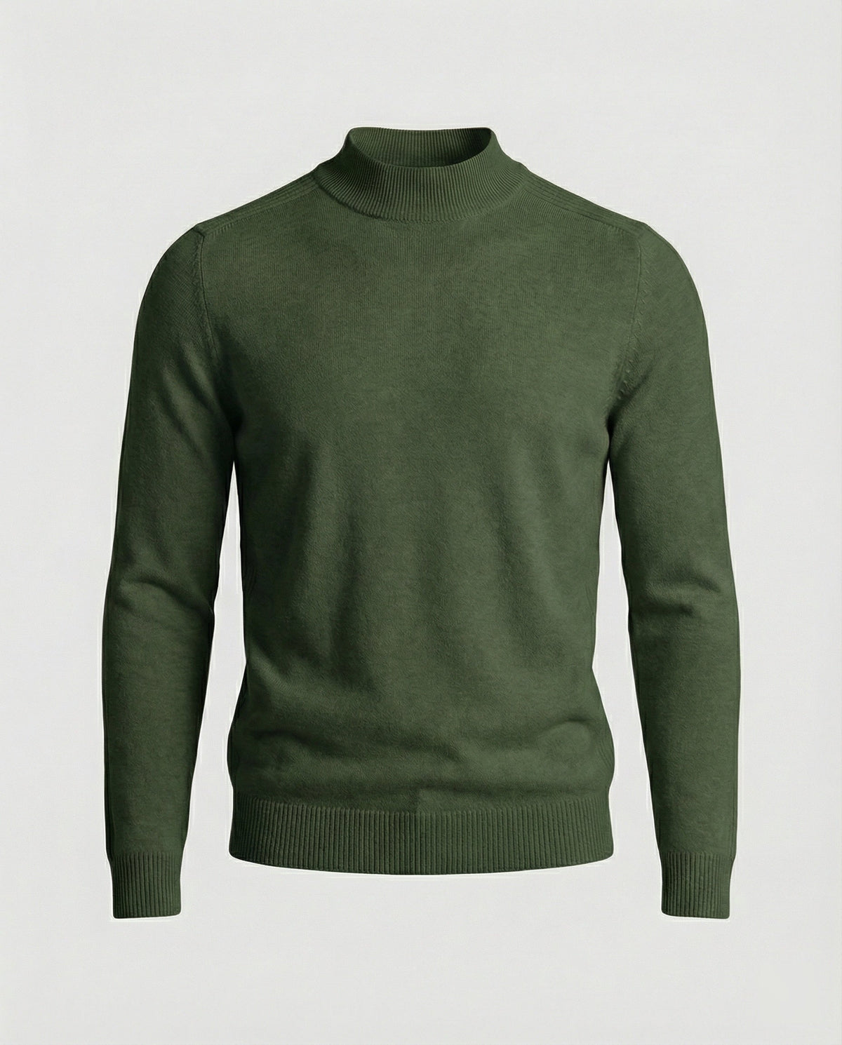 Eric | Men's Merino Wool Turtleneck Sweater - Classic Roll Neck Pullover