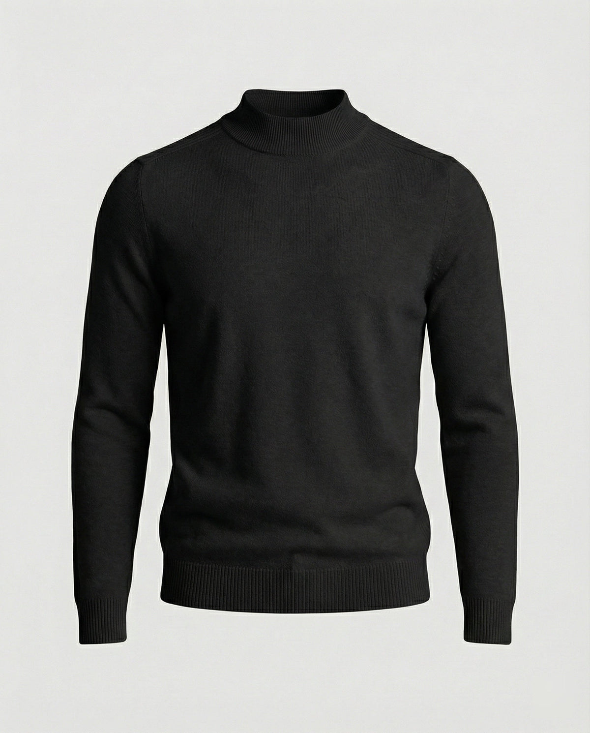 Eric | Men's Merino Wool Turtleneck Sweater - Classic Roll Neck Pullover