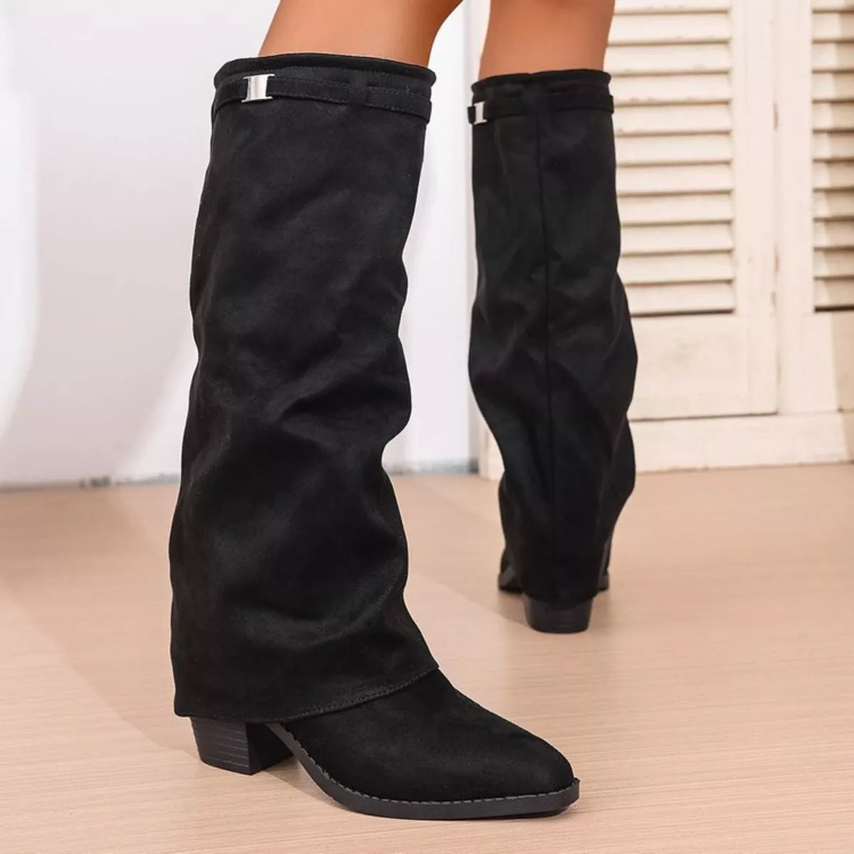 Sula Women's Suede Knee High Boots