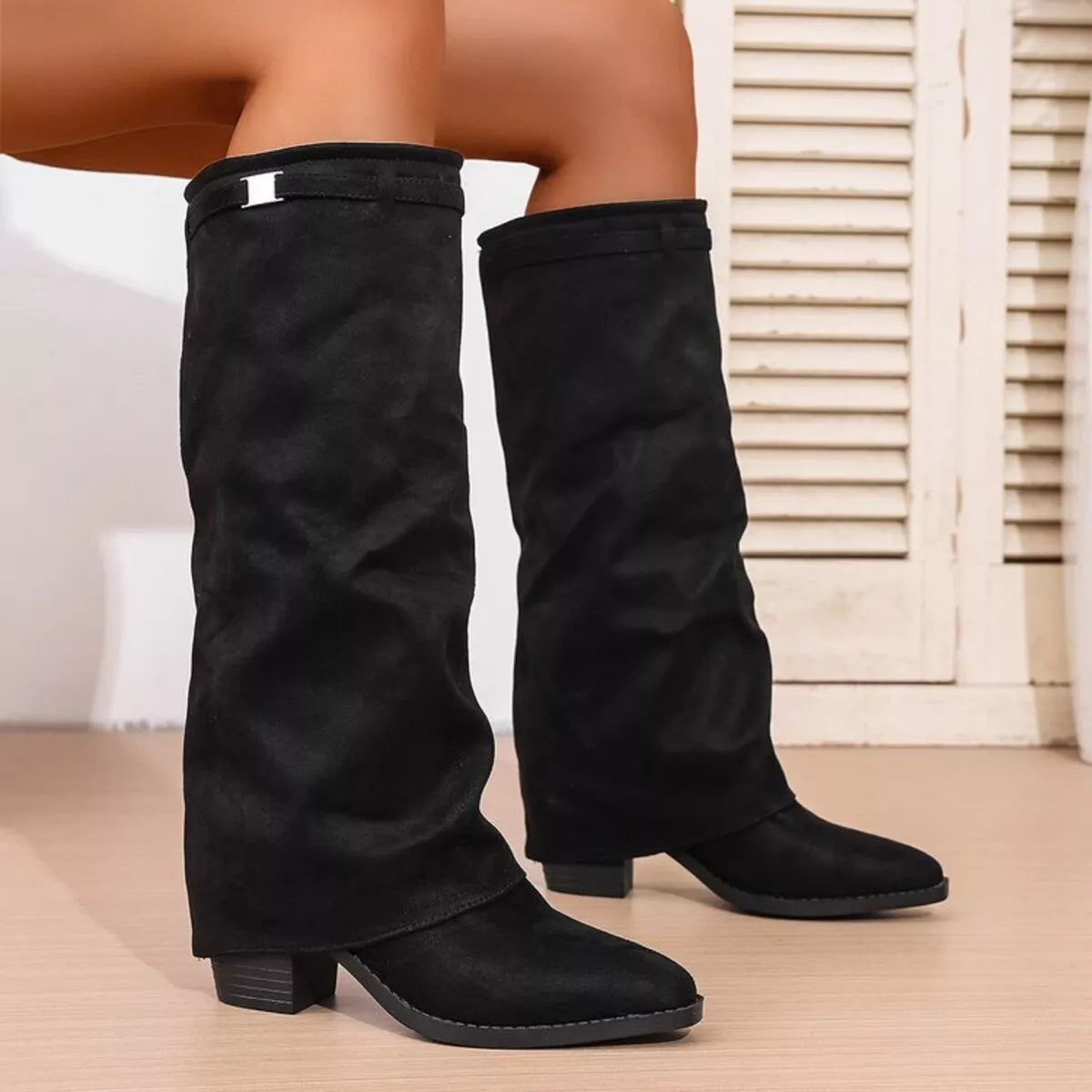 Sula Women's Suede Knee High Boots