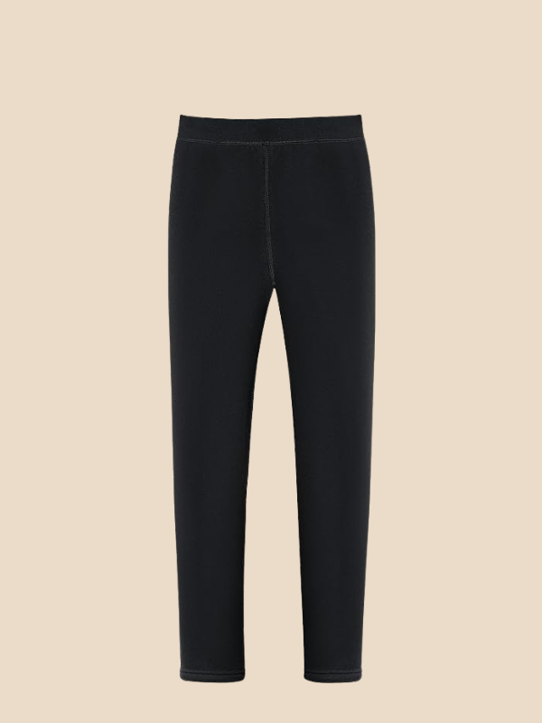 Dana | Women's High Waisted Thermal Fleece Lined Leggings - Elastic Waistband