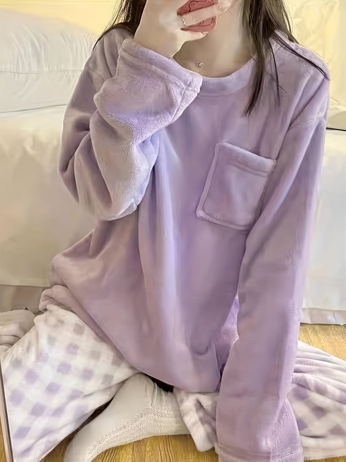 Marcella | Women's Cosy Lounge Two-Piece Set with Chest Pocket