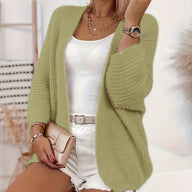 Bridget | Women's Open-Front Cardigan - Roomy Sleeves Relaxed Fit
