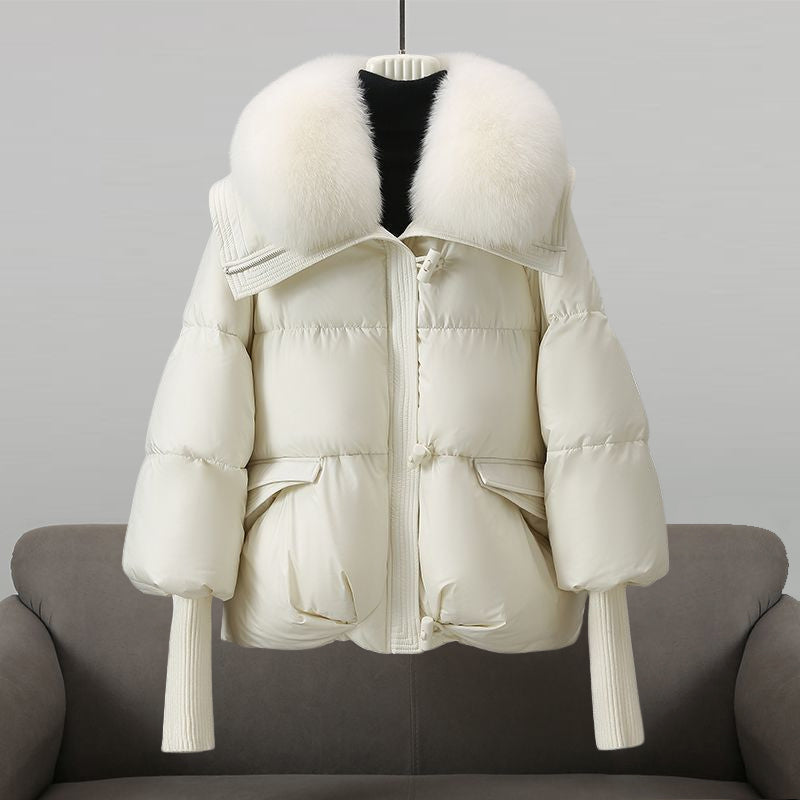 Amelia | Glamorous Oversized Puffer Jacket with Plush Fur Collar