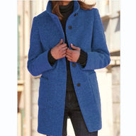 Bethany | Classic Wool Winter Coat with Round Collar