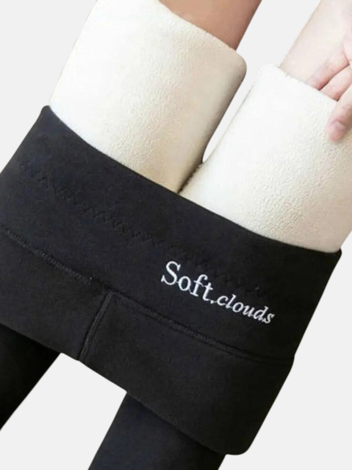 Holly | Women's Windproof Fleece Lined Leggings - High Waist Water Repellent