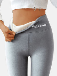 Holly | Women's Windproof Fleece Lined Leggings - High Waist Water Repellent