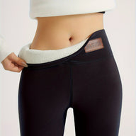 Jenny | Women's High Waisted Fleece Lined Leggings - Plush Lining Pull On