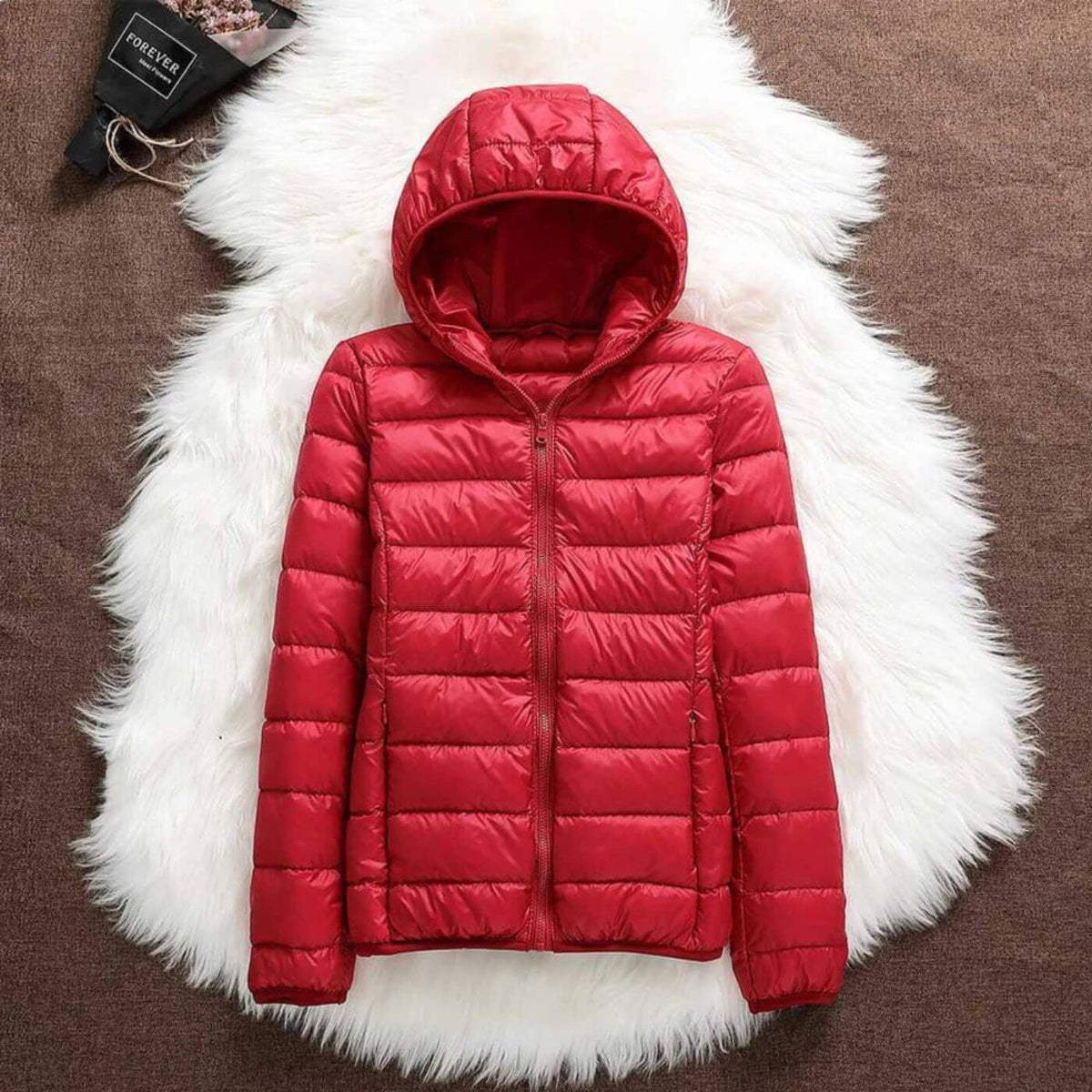 Josephine | Women's Puffer Jacket - Quilted Insulated Hooded