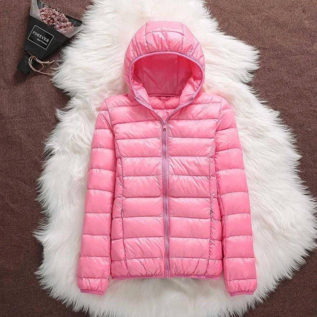 Josephine | Women's Puffer Jacket - Quilted Insulated Hooded