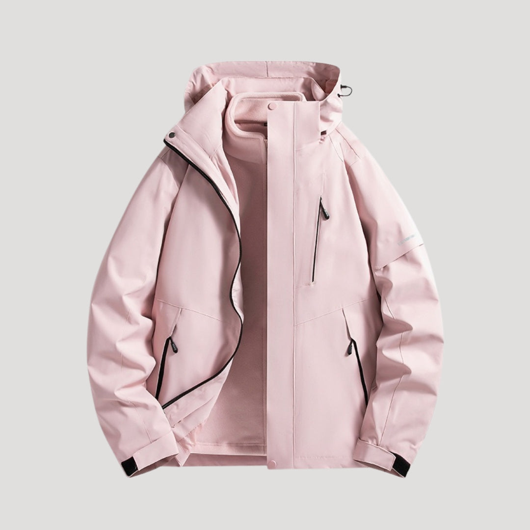 Lillian | Effortless Waterproof Rain Jacket with Softshell Shell